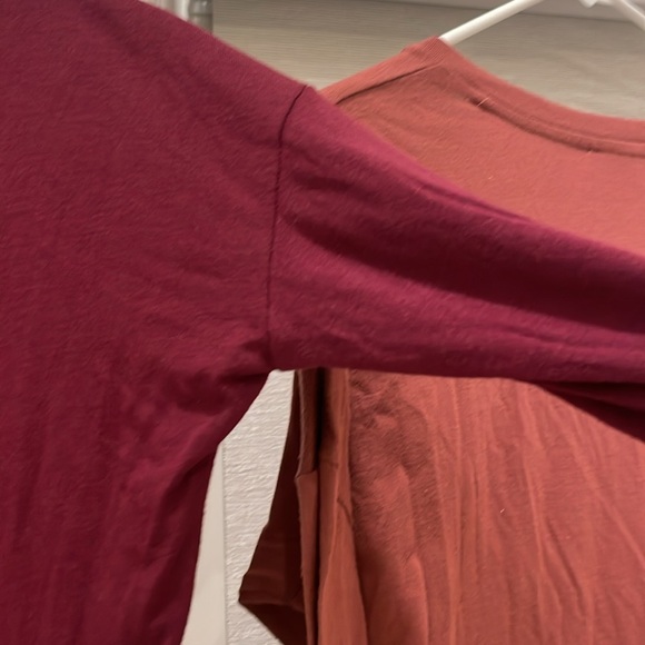 2 EXPRESS SHIRTS! Size: XS PERFECT CONDITION! Mauve Pink and Burgundy! - Picture 8 of 12